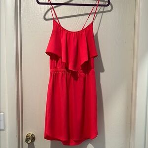 Pink Ruffle American Eagle Dress